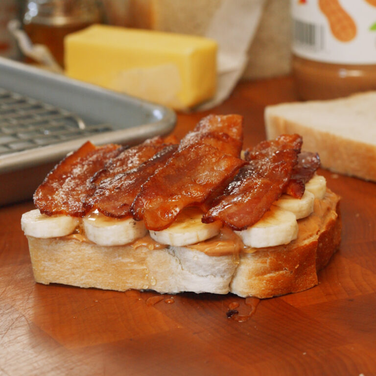 The Elvis Sandwich: Bacon, Banana, Peanut Butter and Honey - joeycooksfoods