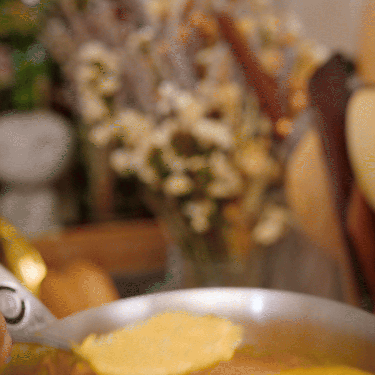 a spoon full of big mac sauce being shown to camera